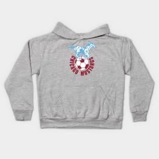 Defunct Chicago Mustangs NASL Soccer 1967 Kids Hoodie